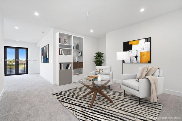 Interior, Living room, Recessed Lighting