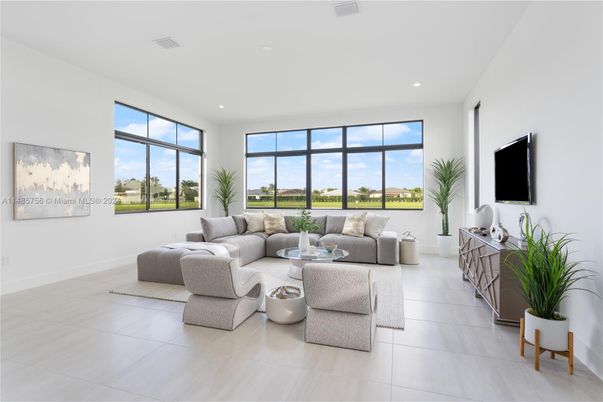 Interior, Living room, Recessed Lighting