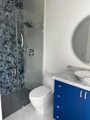 Bathroom, Glass Shower, Interior