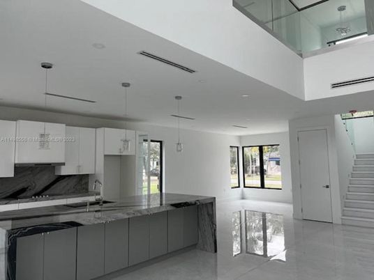 Interior, Kitchen, Pendant Lights, Recessed Lighting
