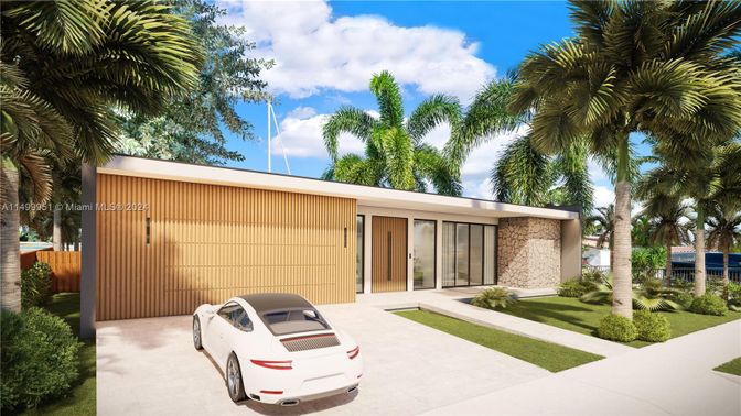 Attached, Exterior, Facade, Modern