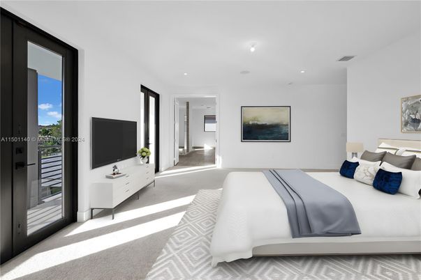 Bedroom, Interior, Recessed Lighting