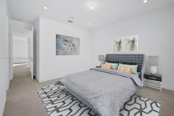Bedroom, Interior, Recessed Lighting
