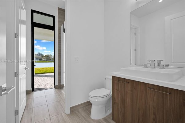 Bathroom, Interior, Wood Texture Flooring