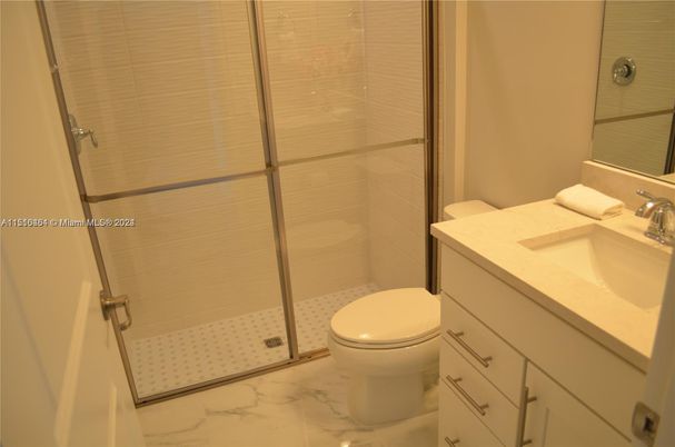 Bathroom, Glass Shower, Interior, Marble