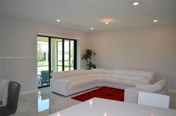Interior, Living room, Marble, Recessed Lighting