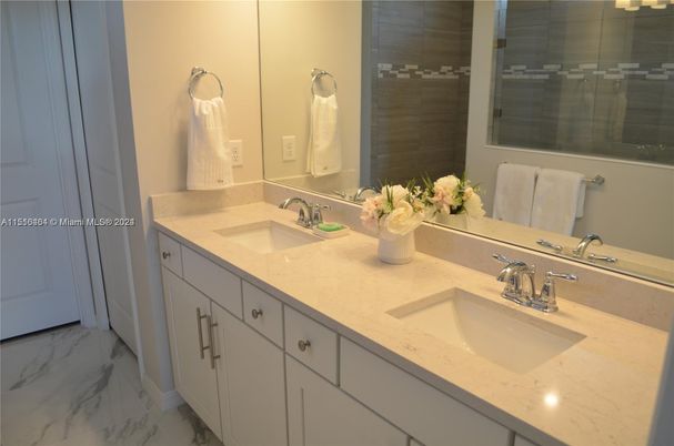 Bathroom, Dual Sink Vanities, Interior, Marble