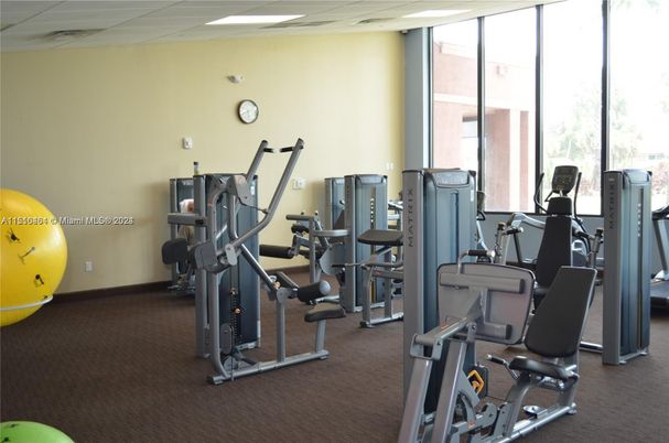 Fitness Equipment, Gym, Interior, Recessed Lighting