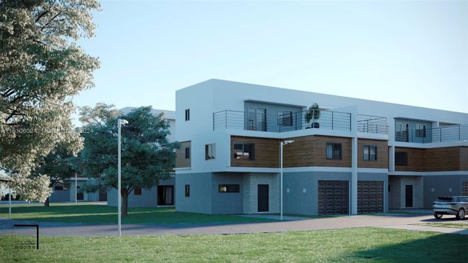 Attached, Backyard, Exterior, Facade, Modern