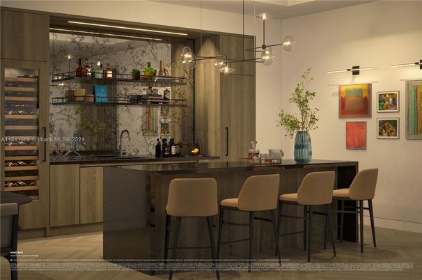 Interior, Pendant Lights, Wood Texture Flooring
