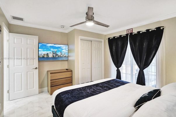 Bedroom, Interior, Marble