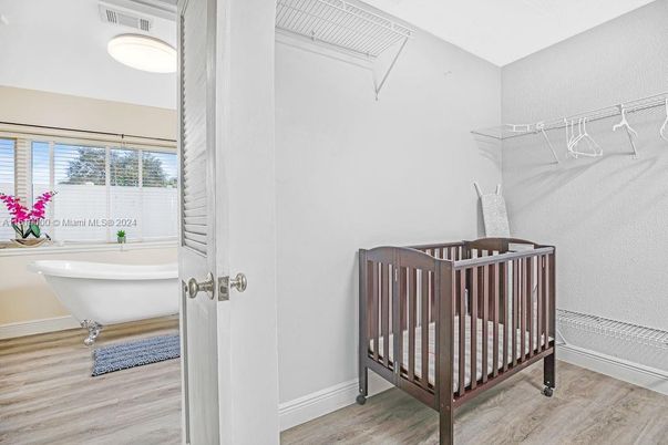 Bathroom, Free Standing Baths, Interior, Wood Texture Flooring