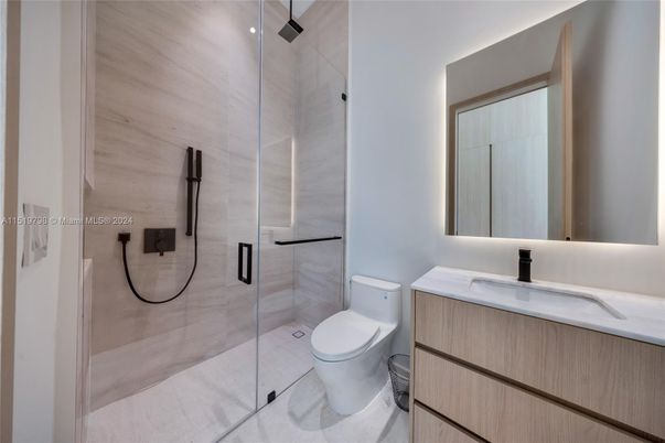 Bathroom, Glass Shower, Interior