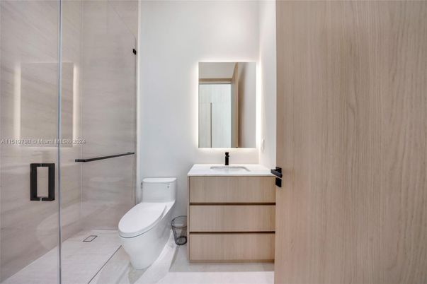 Bathroom, Glass Shower, Interior