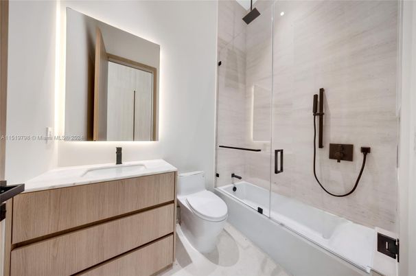Bathroom, Glass Shower, Interior