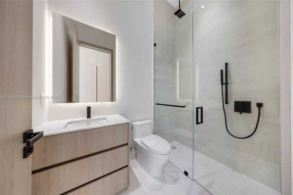 Bathroom, Glass Shower, Interior