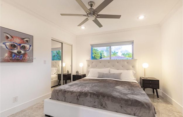Bedroom, Interior, Recessed Lighting