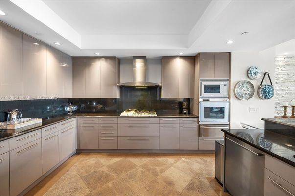 Interior, Kitchen, Recessed Lighting, Stainless Steel Appliances