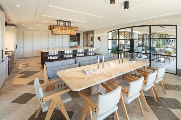 Chandelier, Dining room, Interior, Recessed Lighting