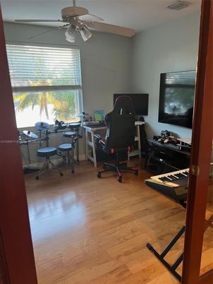 Home Office, Interior, Wood Texture Flooring