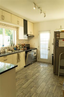 Interior, Kitchen, Wood Texture Flooring
