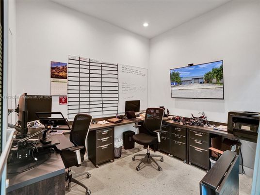 Home Office, Interior, Recessed Lighting