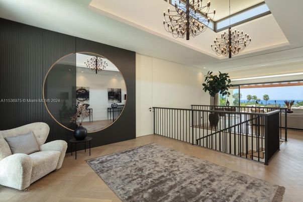 Chandelier, Interior, Wood Texture Flooring
