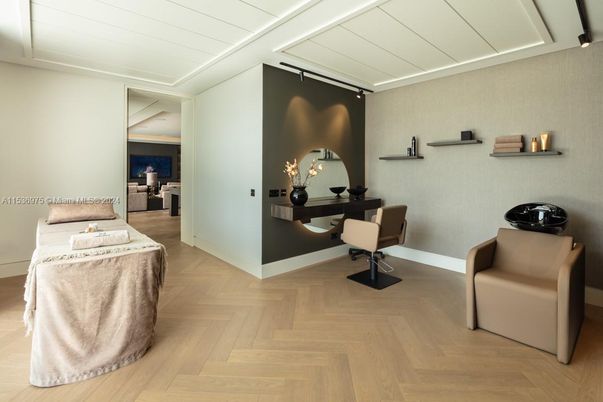 Home Office, Interior, Wood Texture Flooring