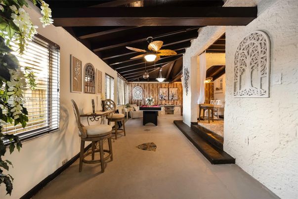 Interior, Wooden Beams