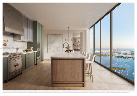 Interior, Kitchen, Pendant Lights, Recessed Lighting, Water, Wood Texture Flooring