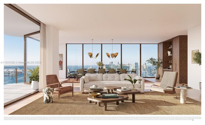 Interior, Living room, Pendant Lights, Water, Wood Texture Flooring