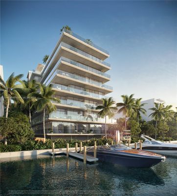 Exterior, Facade, Lake, Condo Building