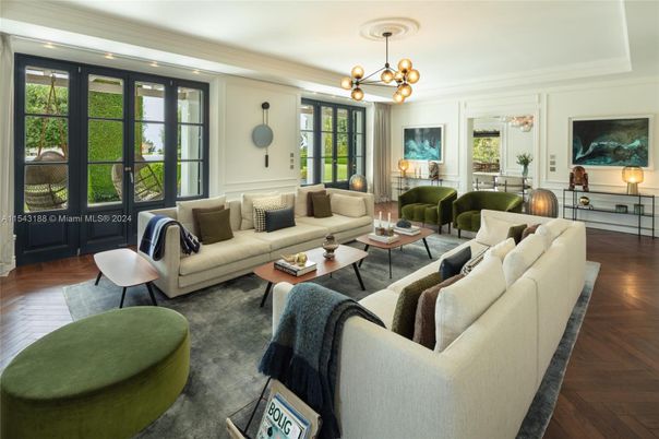 Interior, Living room, Pendant Lights, Wood Texture Flooring