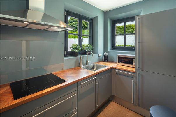 Interior, Kitchen, Wood Texture Flooring