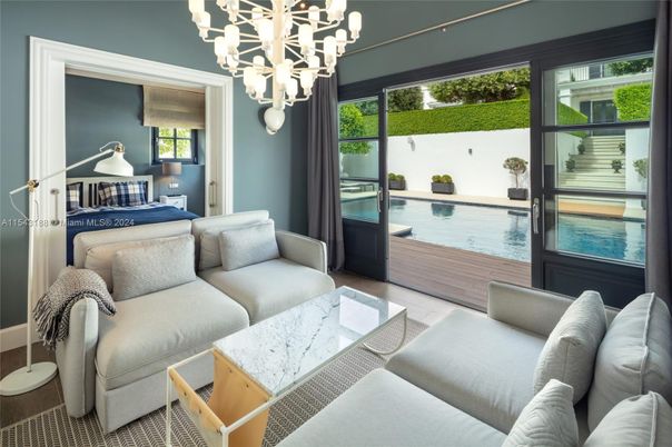 Bedroom, Chandelier, Interior, Living room, Wood Texture Flooring