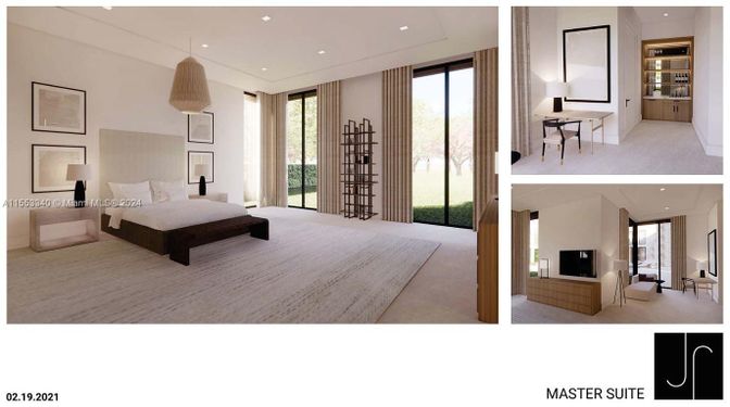 Bedroom, Interior, Pendant Lights, Recessed Lighting