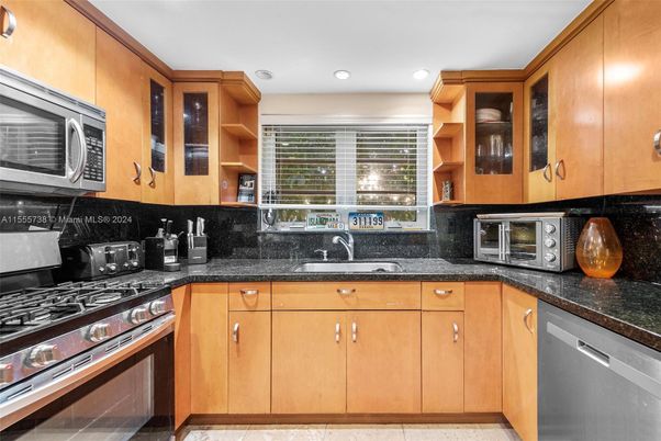 Interior, Kitchen, Recessed Lighting, Stainless Steel Appliances