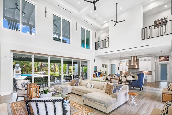 Dining room, Interior, Kitchen, Living room, Pendant Lights, Recessed Lighting, Wood Texture Flooring