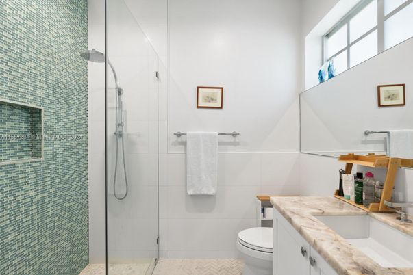 Bathroom, Glass Shower, Interior