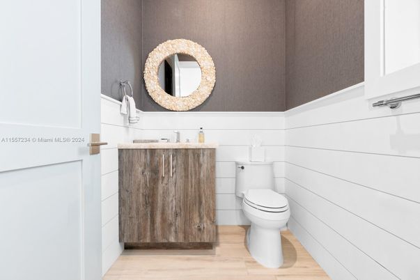 Bathroom, Interior, Wood Texture Flooring