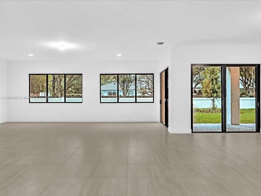 Empty room, Interior, Recessed Lighting