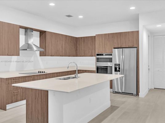 Interior, Kitchen, Recessed Lighting, Stainless Steel Appliances