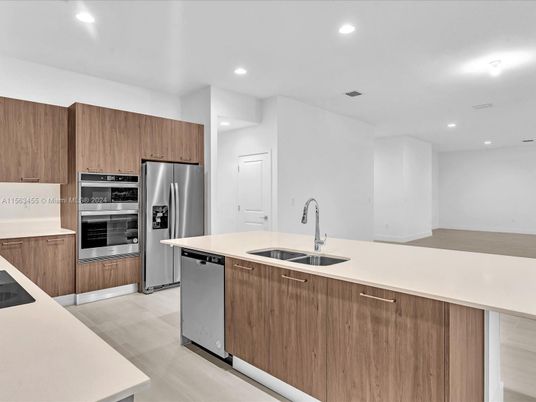 Interior, Kitchen, Recessed Lighting, Stainless Steel Appliances