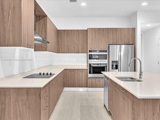 Interior, Kitchen, Recessed Lighting, Stainless Steel Appliances
