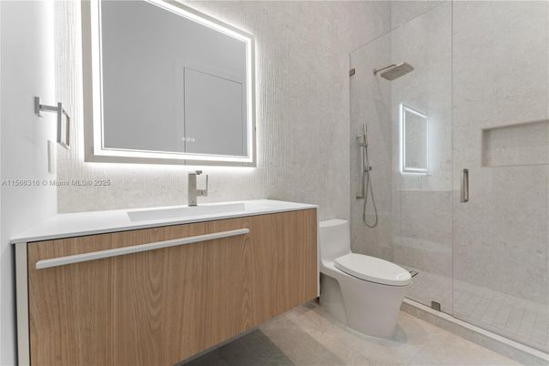 Bathroom, Glass Shower, Interior