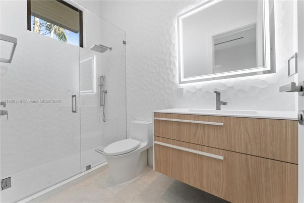 Bathroom, Glass Shower, Interior