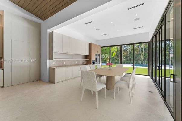 Dining room, Interior, Kitchen, Recessed Lighting