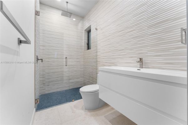 Bathroom, Glass Shower, Interior