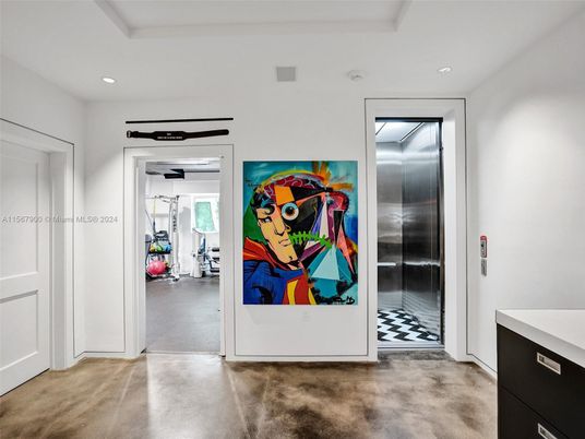 Elevator, Interior, Recessed Lighting