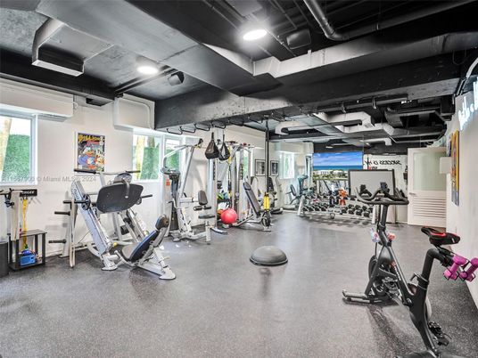 Fitness Equipment, Gym, Interior, Recessed Lighting